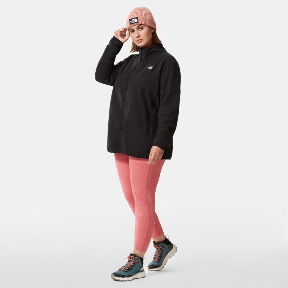 الوجه الشمالي المرأة زائد الحجم 100 الجليدية كامل البريدي الصوف الأسود