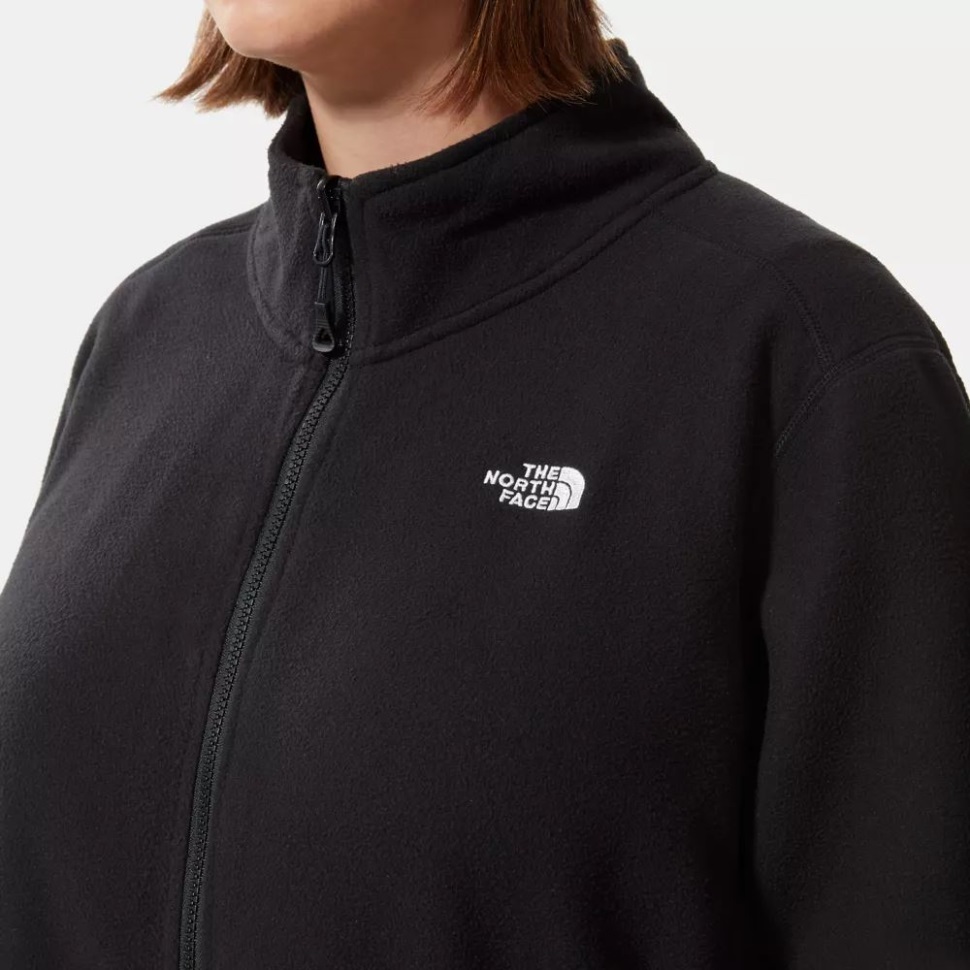 الوجه الشمالي المرأة زائد الحجم 100 الجليدية كامل البريدي الصوف الأسود