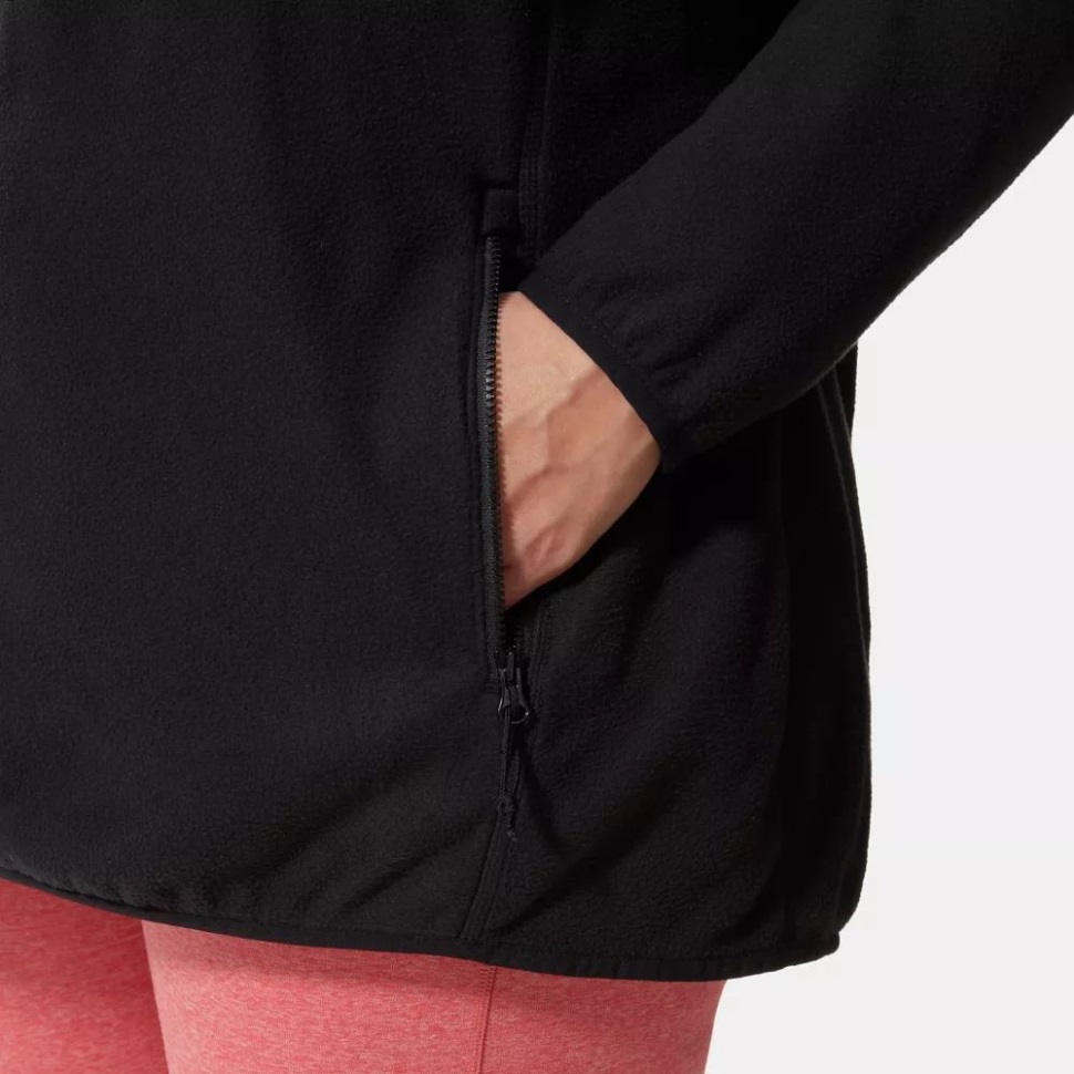 الوجه الشمالي المرأة زائد الحجم 100 الجليدية كامل البريدي الصوف الأسود