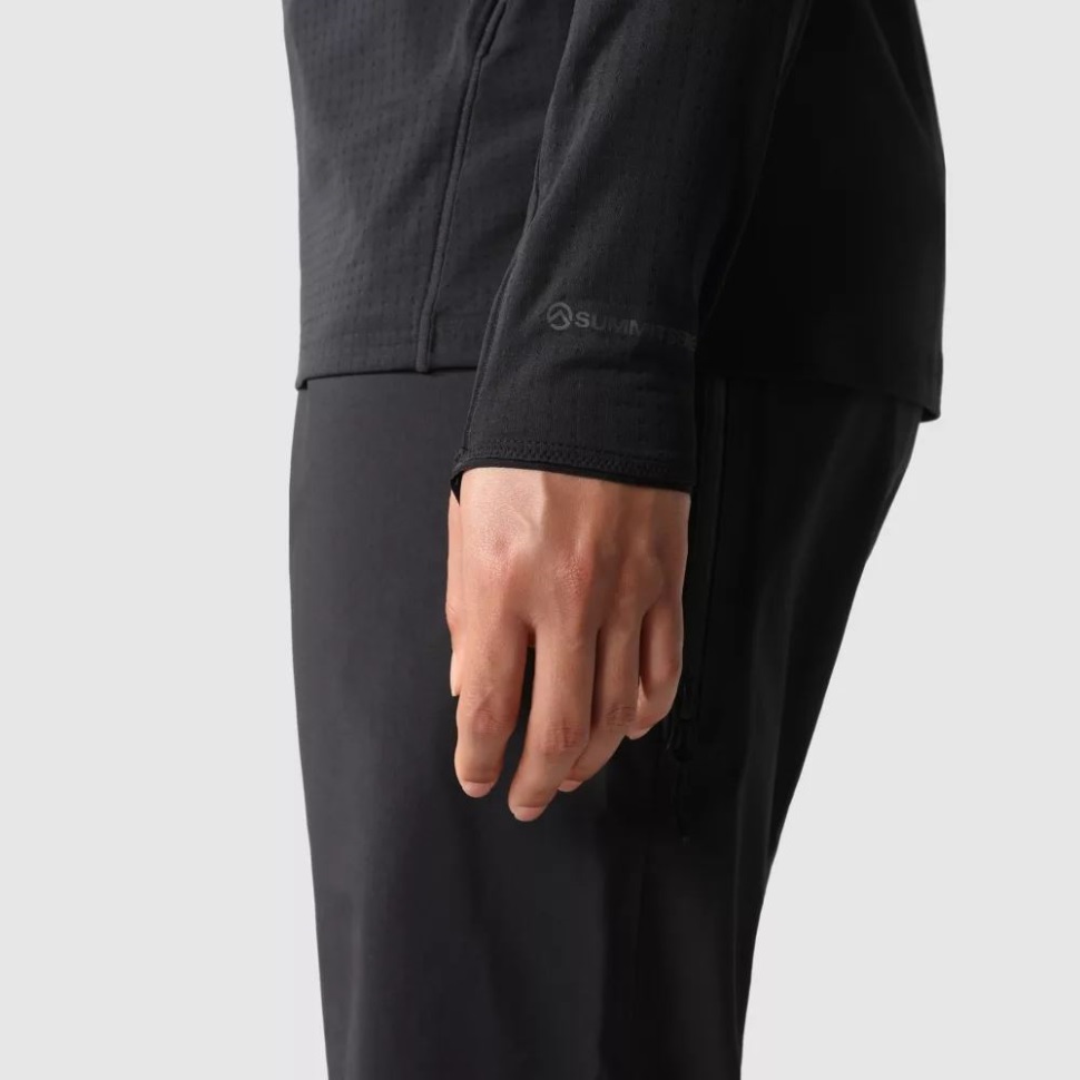 الوجه الشمالي للمرأة حافة القمة 1/2 الرمز البريدي أسود