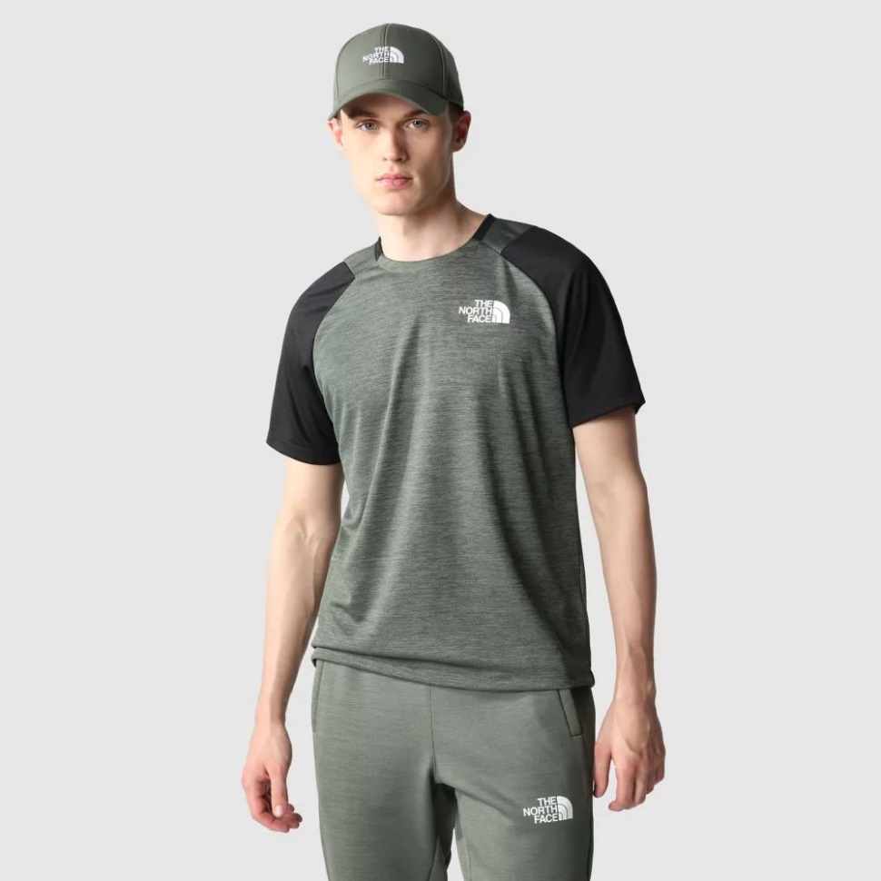 تي شيرت Thymehtr The North Face للرجال بأكمام قصيرة