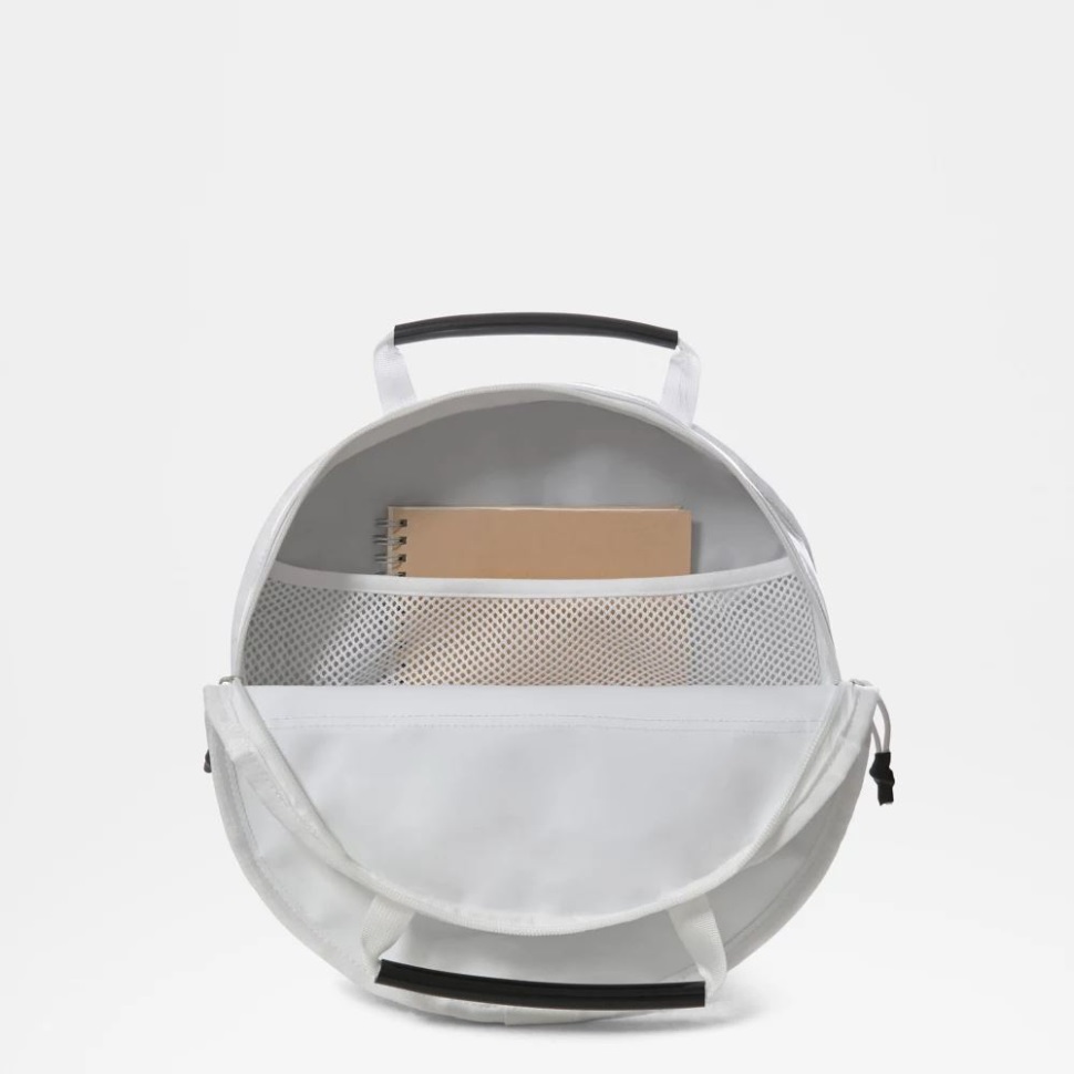 أبيض حقيبة دائرة قاعدة المخيم الوجه الشمالي