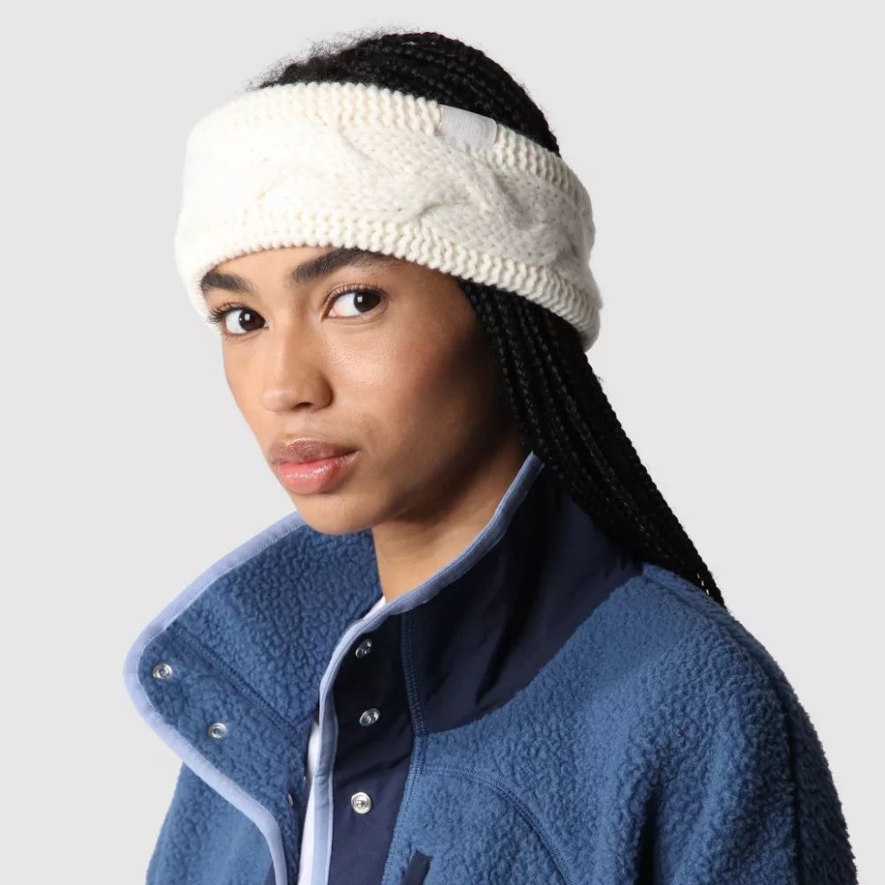 الأبيض كابل الوجه الشمالي مينا Earband