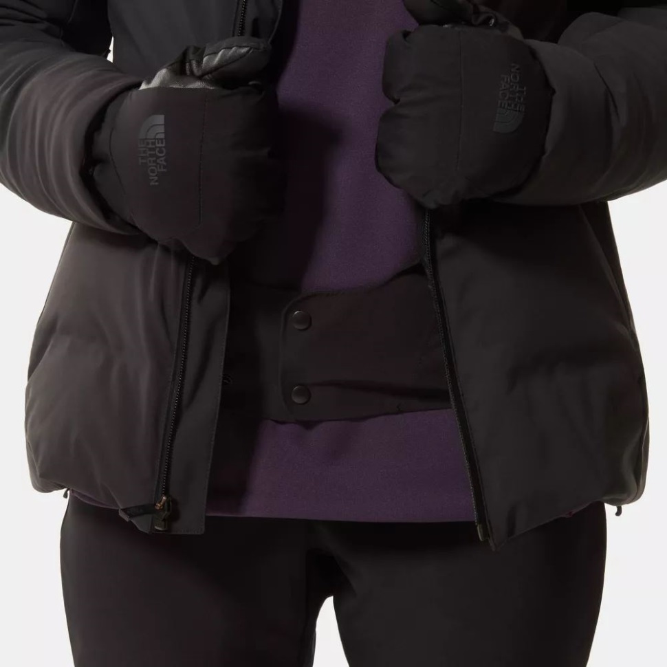 المرأة أسفل سترة الوجه الشمالي الأسود