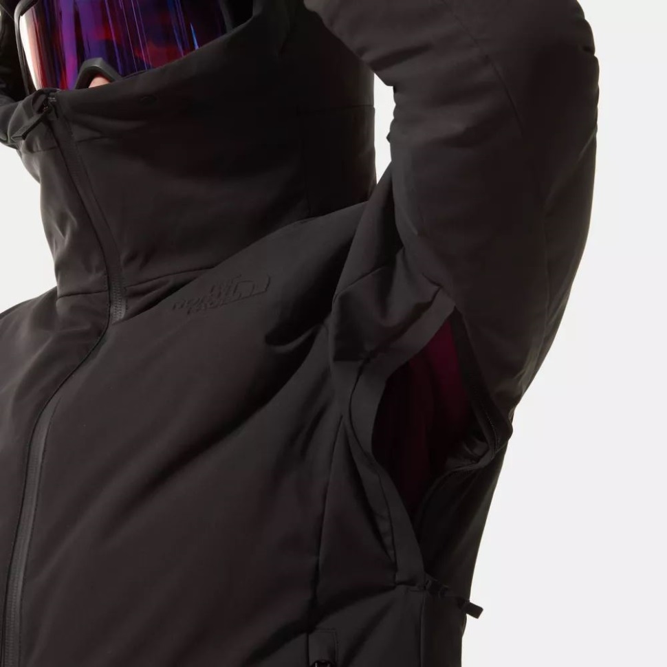 المرأة أسفل سترة الوجه الشمالي الأسود