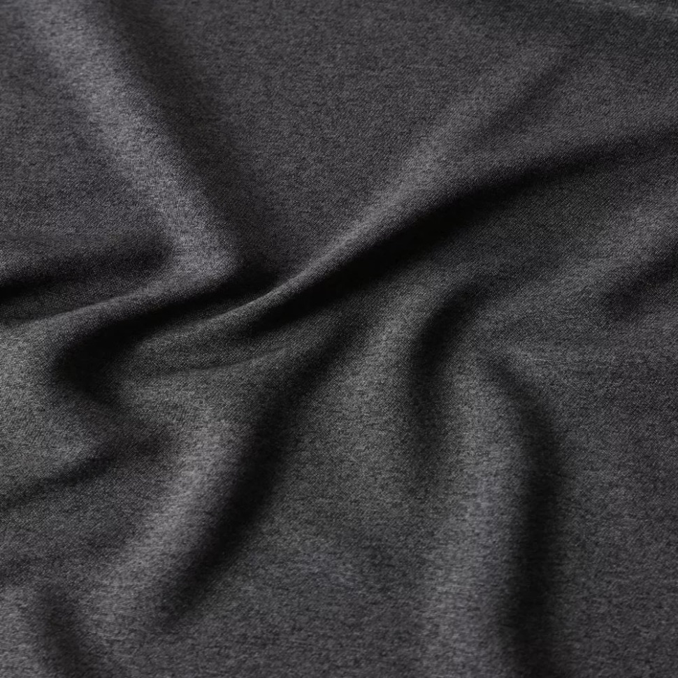 المرأة مرنة 1/4 الرمز البريدي طويلة الأكمام أعلى الوجه الشمالي رمادي