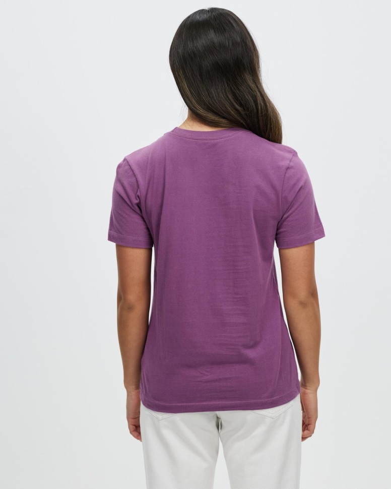 الوجه الشمالي الحراب الأرجواني قصيرة الأكمام نصف قبة القطن المحملة