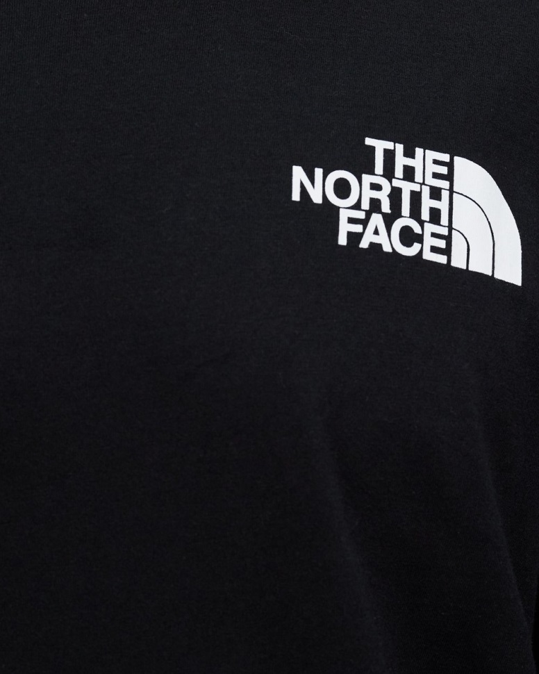 تي شيرت Nse مربع بأكمام طويلة باللونين الأسود والحصى