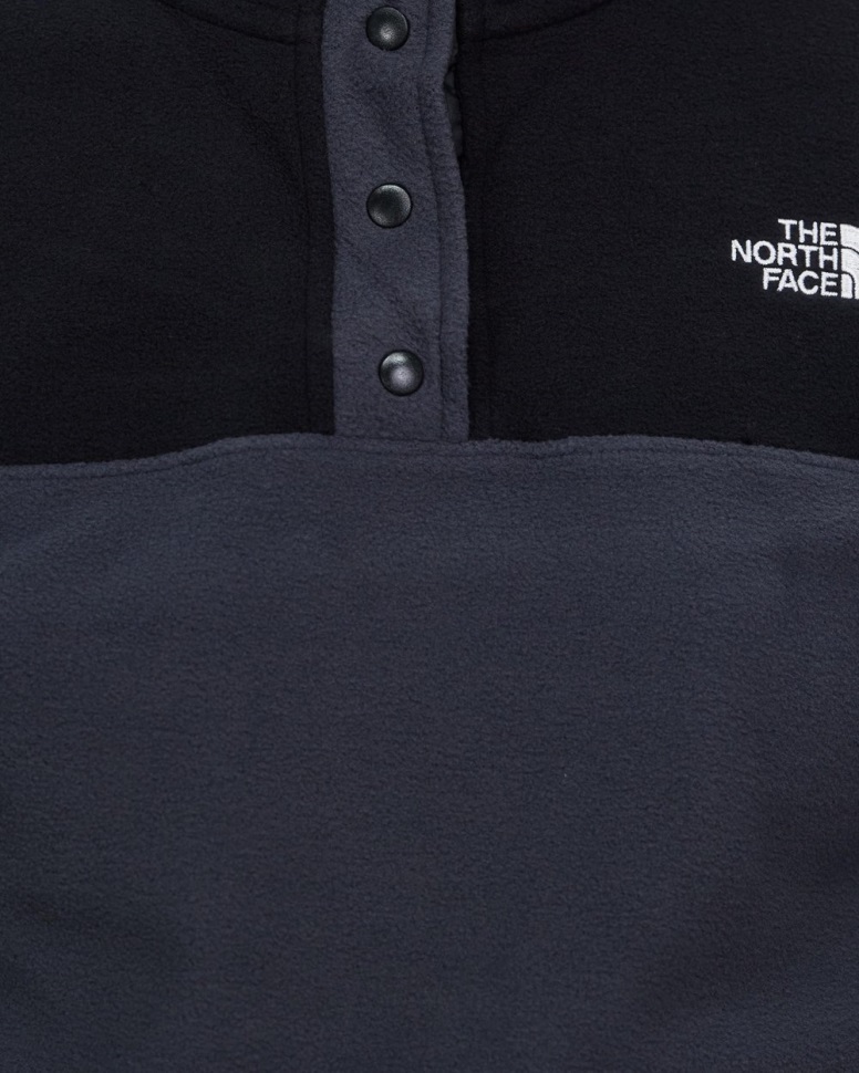 رمادي Tka الجليدية المفاجئة الرقبة الصوف الوجه الشمالي