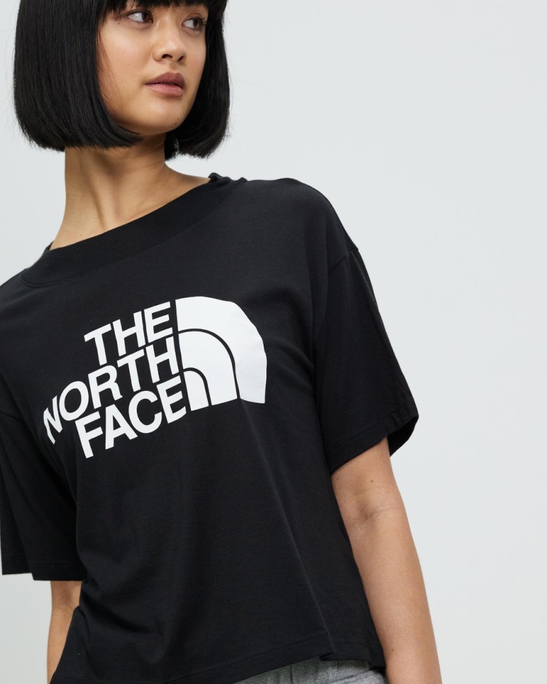 أسود الوجه الشمالي نصف قبة اقتصاص قصير الأكمام المحملة