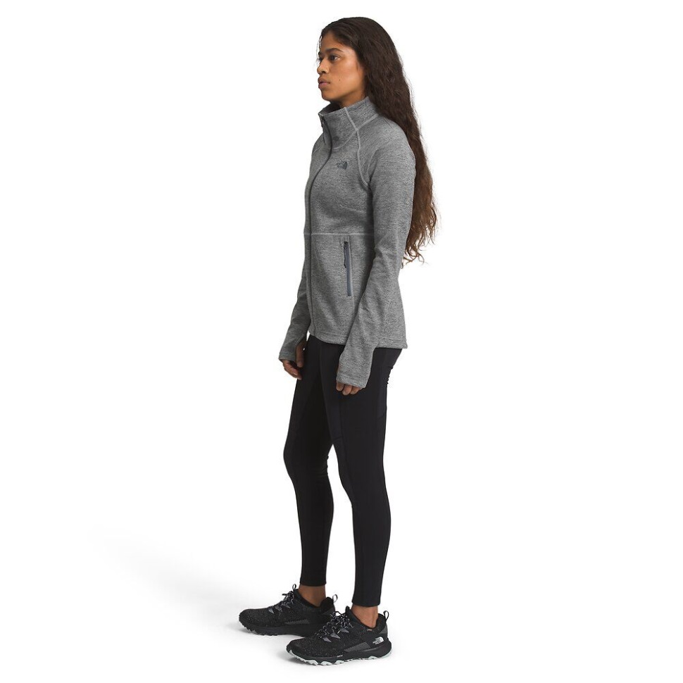 المرأة الرمادية الوجه الشمالي سترة الصوف كامل الرمز البريدي كانيونلاندز