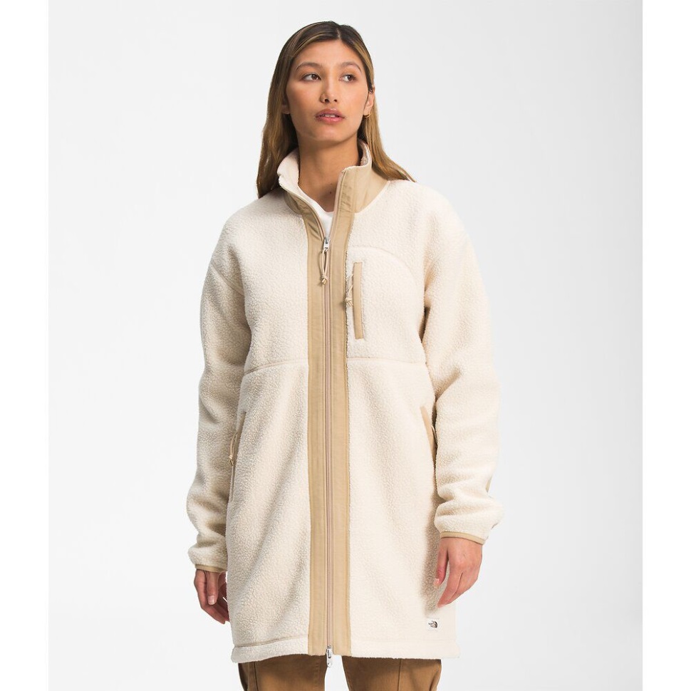 معطف صوف نسائي من Cragmont مبيّض الرمال الوجه الشمالي