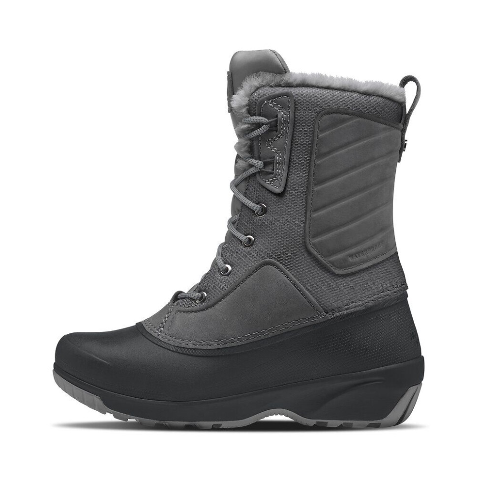 رمادي الوجه الشمالي النساء Shilista الرابع منتصف أحذية للماء