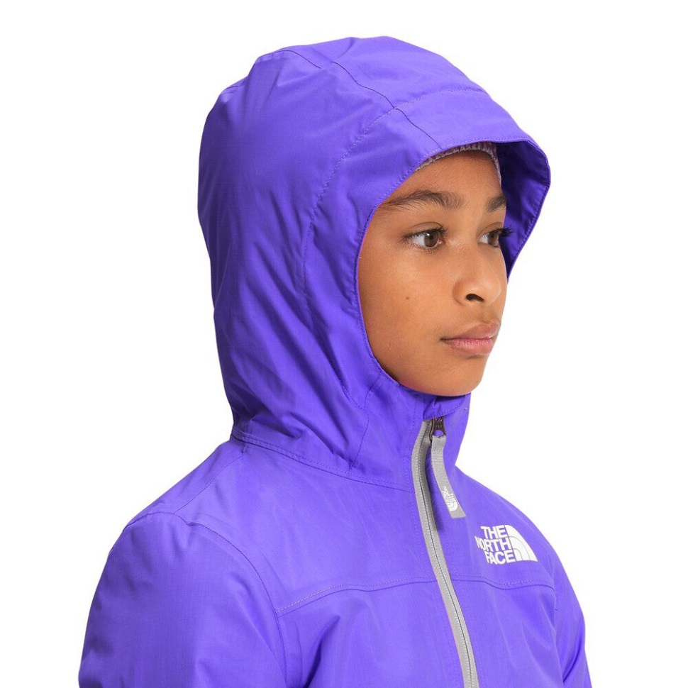 تواجه الشمال الفتيات البنفسجي الحلو سترة المطر العاصفة الدافئة