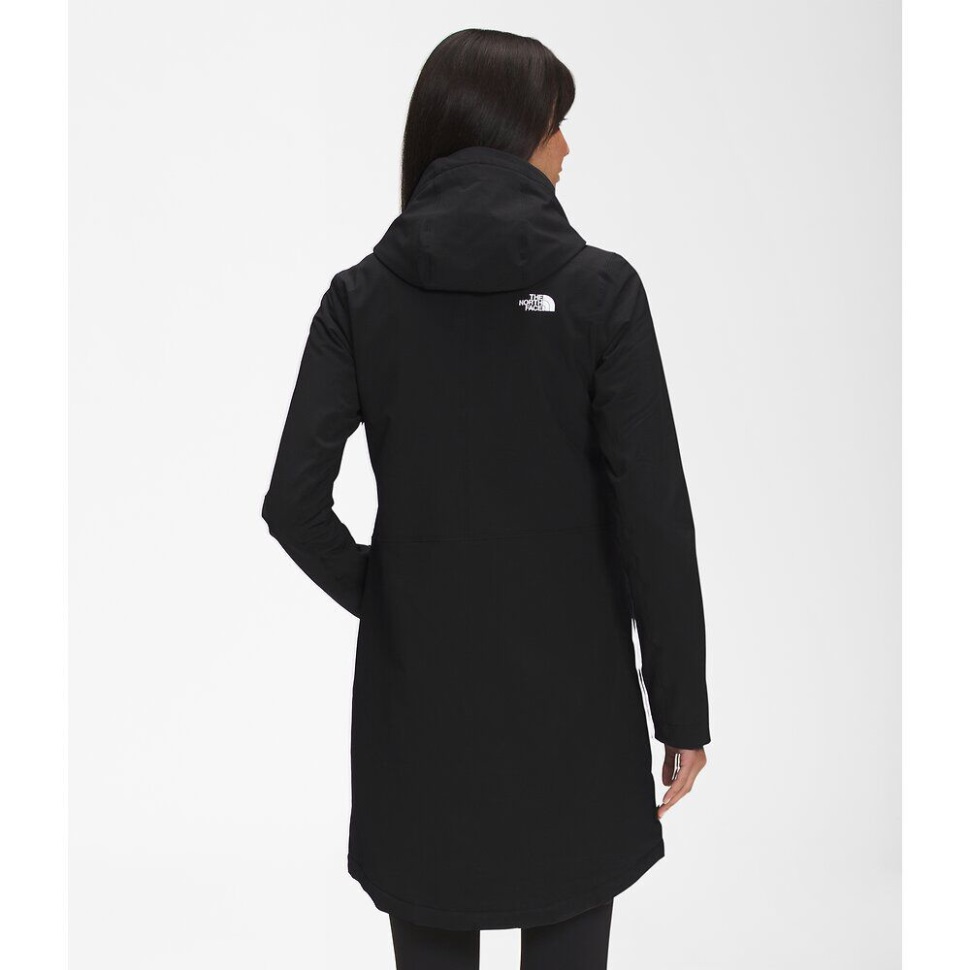 جاكيت باركا نسائي شيلبي راشيل أسود الوجه الشمالي