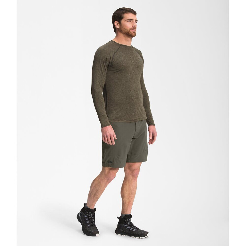 الرجال يواجهون الشمال شورت نشط جديد رمادي داكن