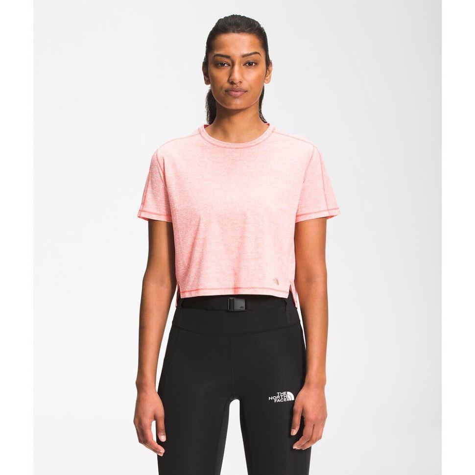 Emberglow البرتقالي الوجه الشمالي المرأة Ea Dawndream استرخاء قصيرة الأكمام