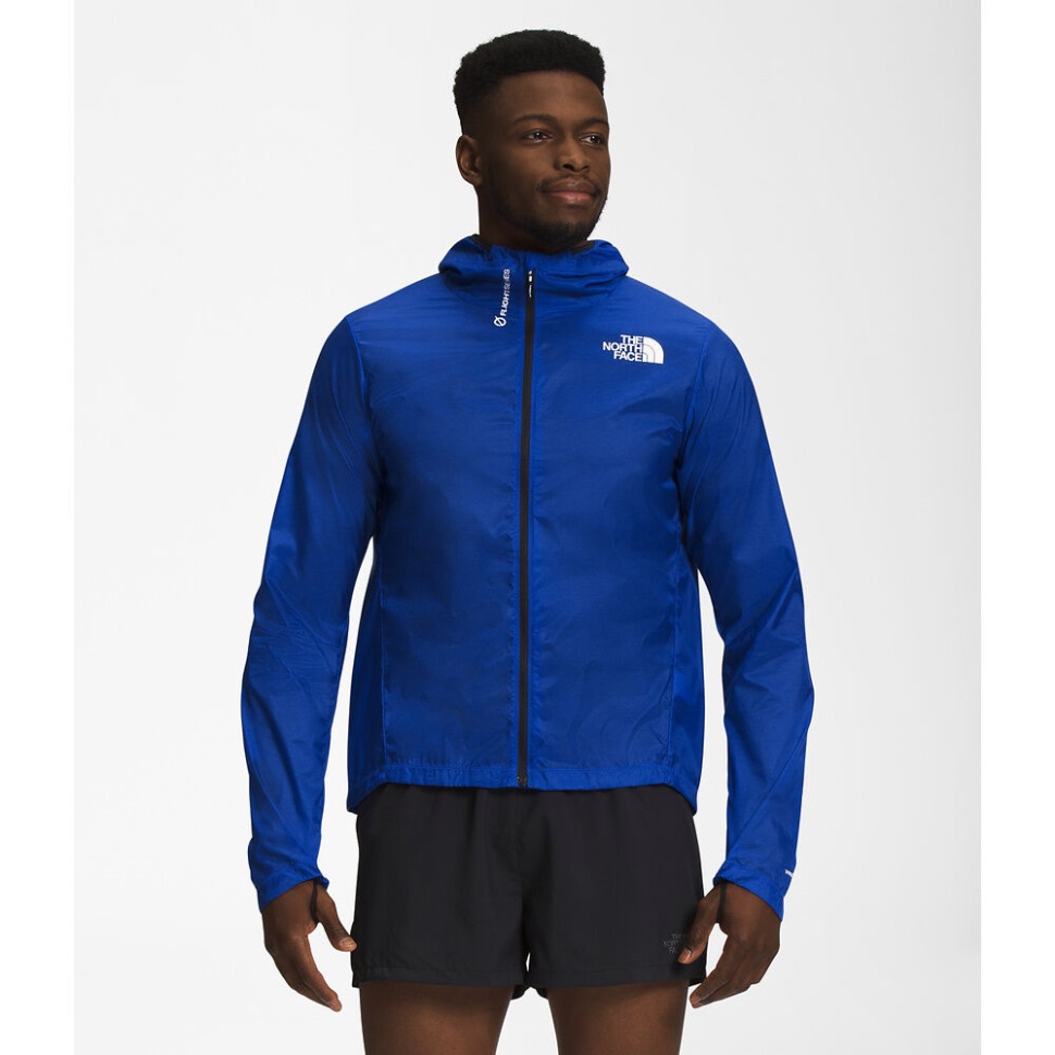 سلسلة رحلة رجال من The North Face Lightriser Wind Jacket Blue