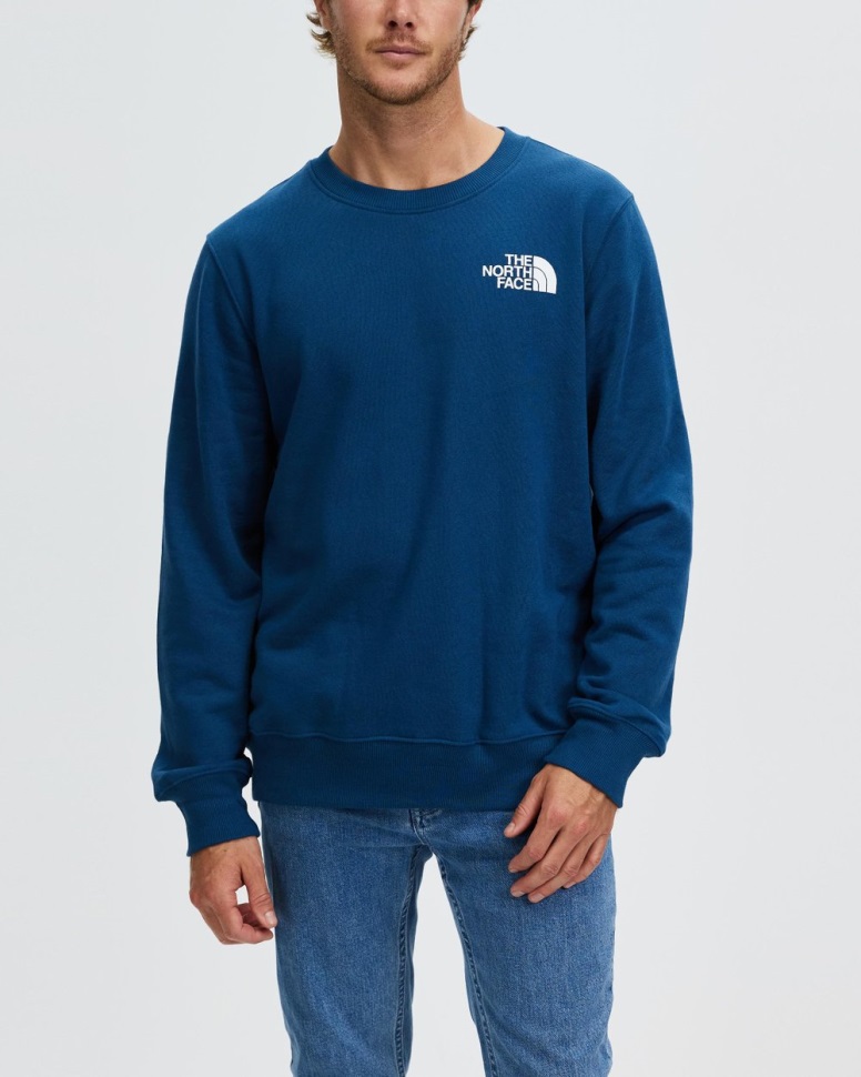 Box Nse Crew سويت شيرت أزرق وجه الشمال