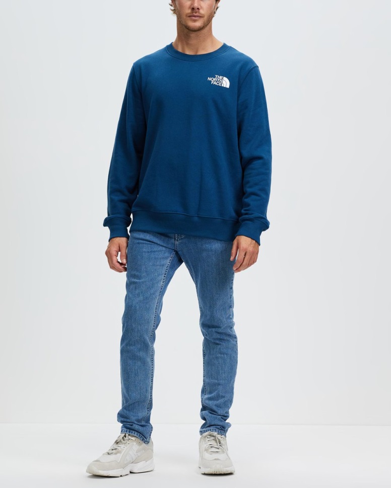 Box Nse Crew سويت شيرت أزرق وجه الشمال