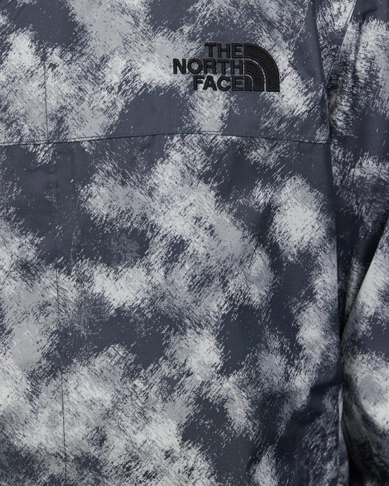 جاكيت فينشر 2 بطبعة الوجه الشمالي رمادي