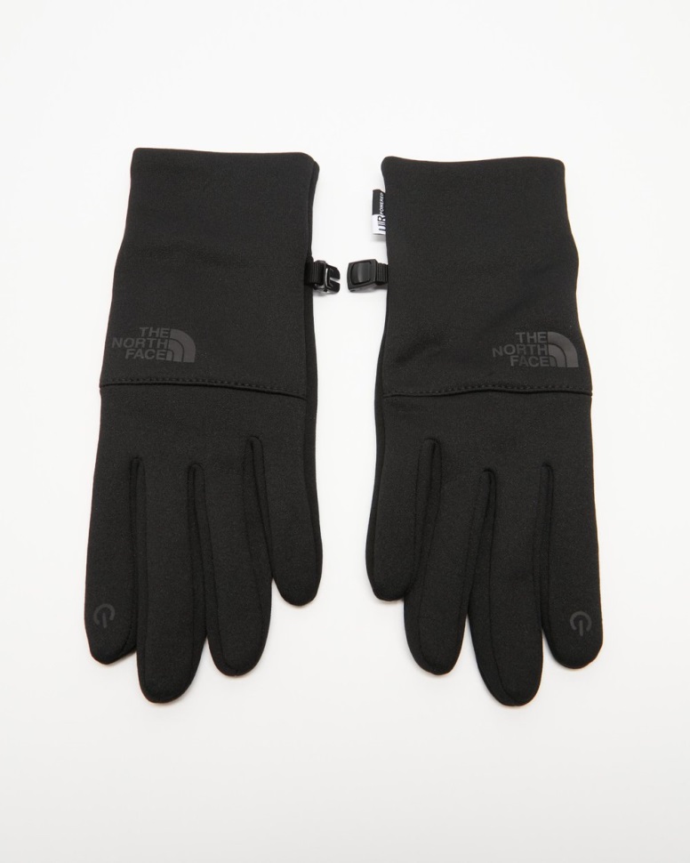 الوجه الشمالي قفازات معاد تدويرها Etip أسود