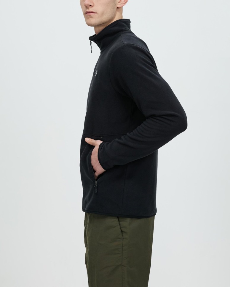 جاكيت بسحاب كامل للوجه الشمالي أسود