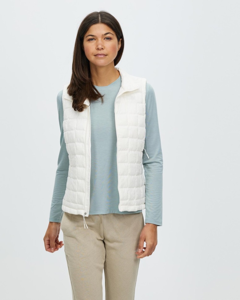 سترة إيكو الحرارية للوجه الشمالي بيضاء